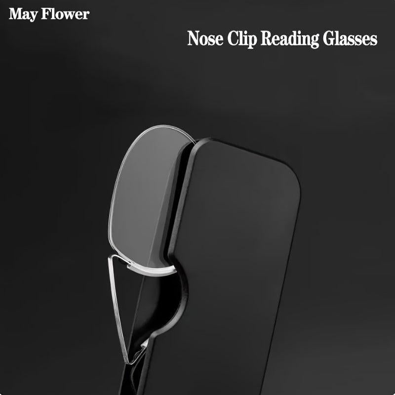Pince nez Nose Clip Mini Glasses Reading Glasses Rimless Reading Glasses