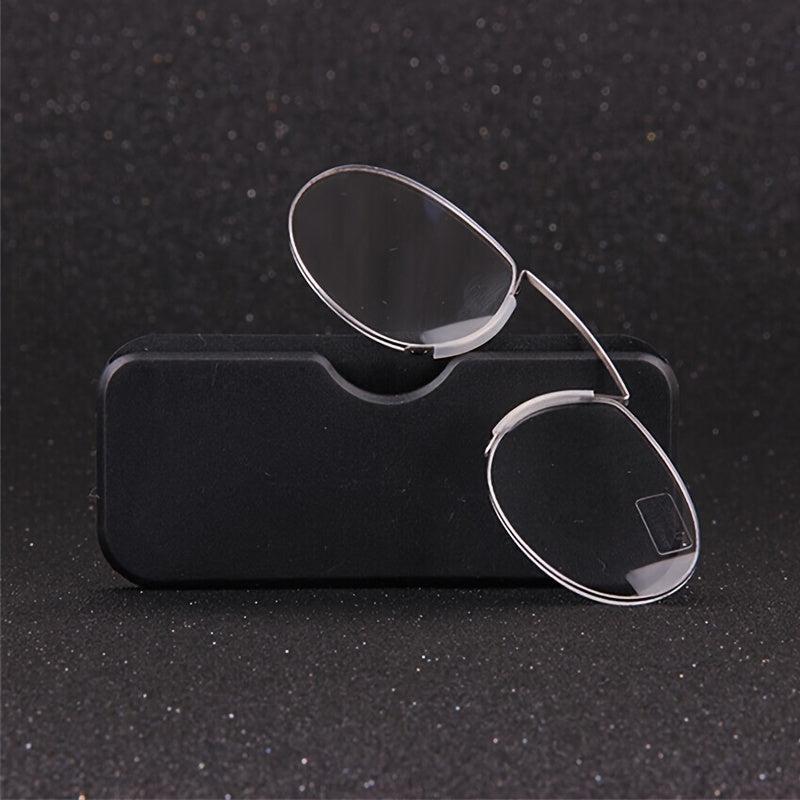 Pince nez Nose Clip Mini Glasses Reading Glasses Rimless Reading Glasses