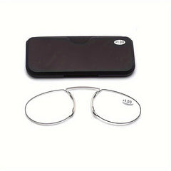 Pince nez Nose Clip Mini Glasses Reading Glasses Rimless Reading Glasses