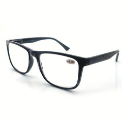 Oversized Rectangle Spring Hinge Reading Glasses with Diopters