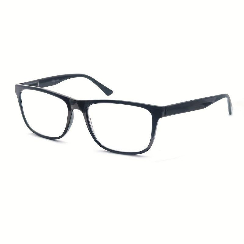 Oversized Rectangle Spring Hinge Reading Glasses with Diopters
