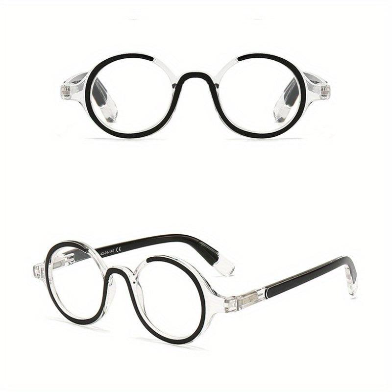 Light Blocking Glasses Clear Lens Reduce Eye Fatigue UV Glare Decorative Glasses