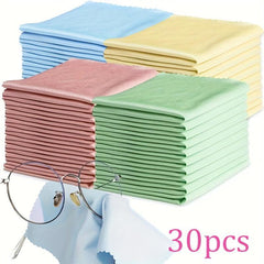 Microfiber Glasses Cleaning Cloth 30pcs 60pcs Great For Lenses Phone Screens