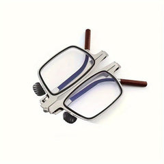 Portable Folding Reading Glasses Anti Light Ultra Thin Glasses Case 1.5