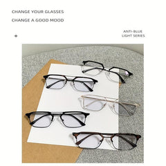 Vintage Twin Beam Aviator Glasses Anti Light Glasses