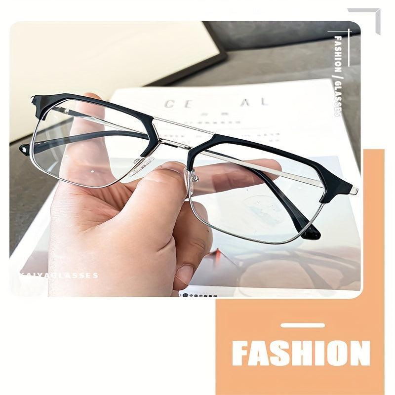 Vintage Twin Beam Aviator Glasses Anti Light Glasses
