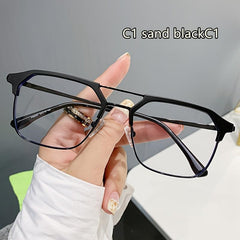 Vintage Twin Beam Aviator Glasses Anti Light Glasses
