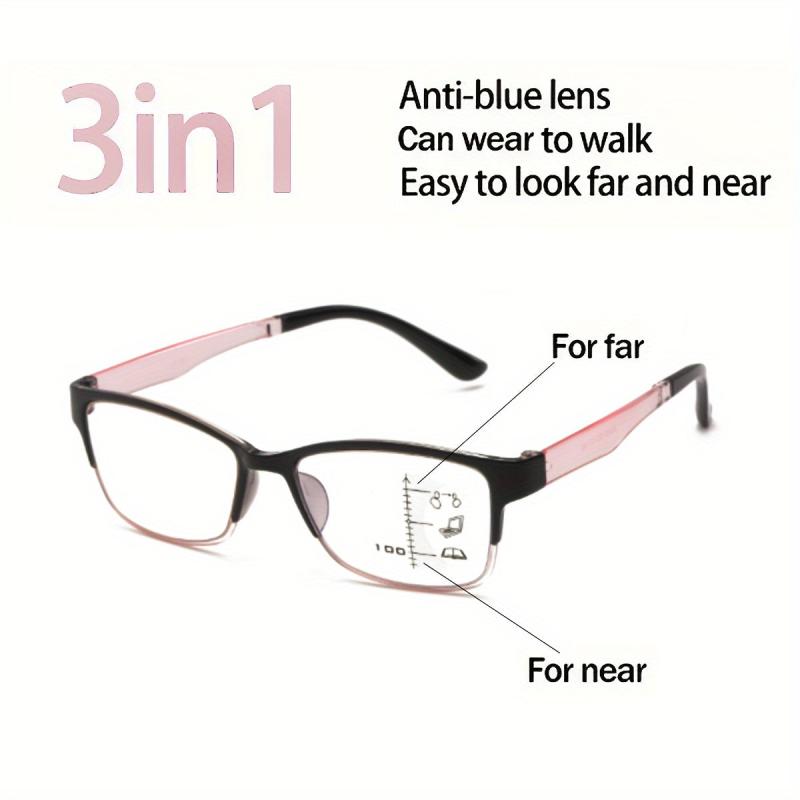 Plastic Full Frame Reading Glasses Anti-Blue Light Protection