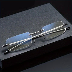 Portable Folding Reading Glasses Anti Light Ultra light Eyeglasses
