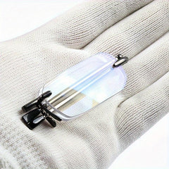 Portable Folding Reading Glasses Anti Light Ultra light Eyeglasses