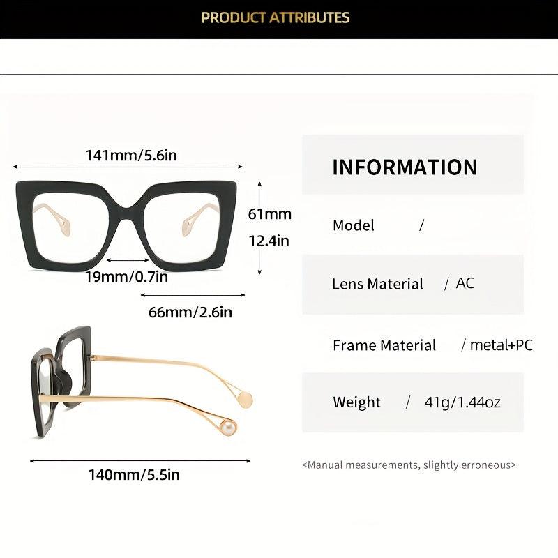 Women's Oversized Computer Glasses Anti Fatigue