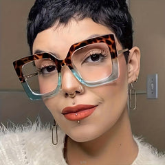 Women's Oversized Computer Glasses Anti Fatigue