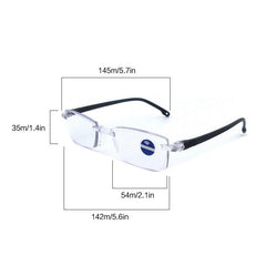 Light Blocking Glasses Clear Lens Reduce Eye Fatigue UV Glare