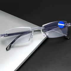 Light Blocking Glasses Clear Lens Reduce Eye Fatigue UV Glare