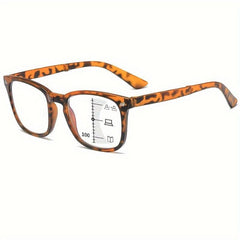 Portable Multifocal Anti Light Presbyopia Glasses Auto Zoom Distance Glasses