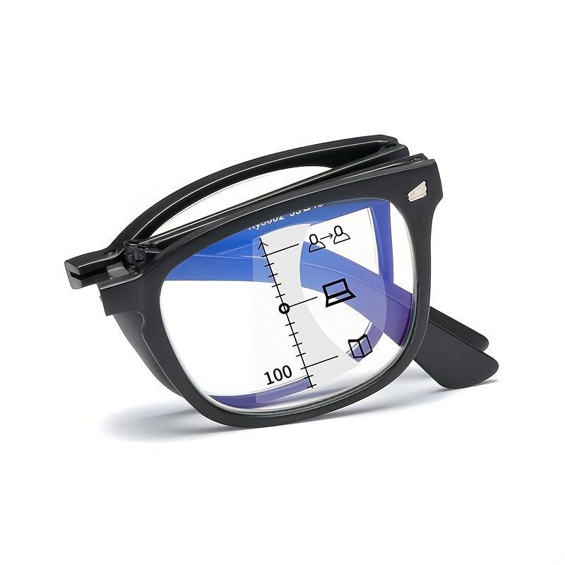 Portable Multifocal Anti Light Presbyopia Glasses Auto Zoom Distance Glasses