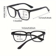 Portable Multifocal Anti Light Presbyopia Glasses Auto Zoom Distance Glasses