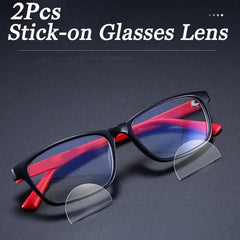 Stick on Bifocal Lenses Liquid Silicone 125 to 300
