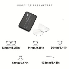 Stick on Bifocal Lenses Liquid Silicone 125 to 300
