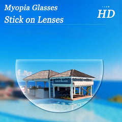 Stick on Bifocal Lenses Liquid Silicone 125 to 300