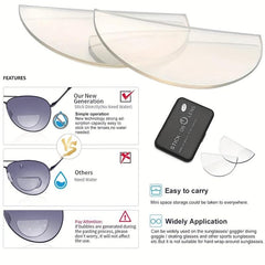 Stick on Bifocal Lenses Liquid Silicone 125 to 300