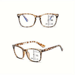 Progressive Focus Anti Light Reading Glasses for Men and Women