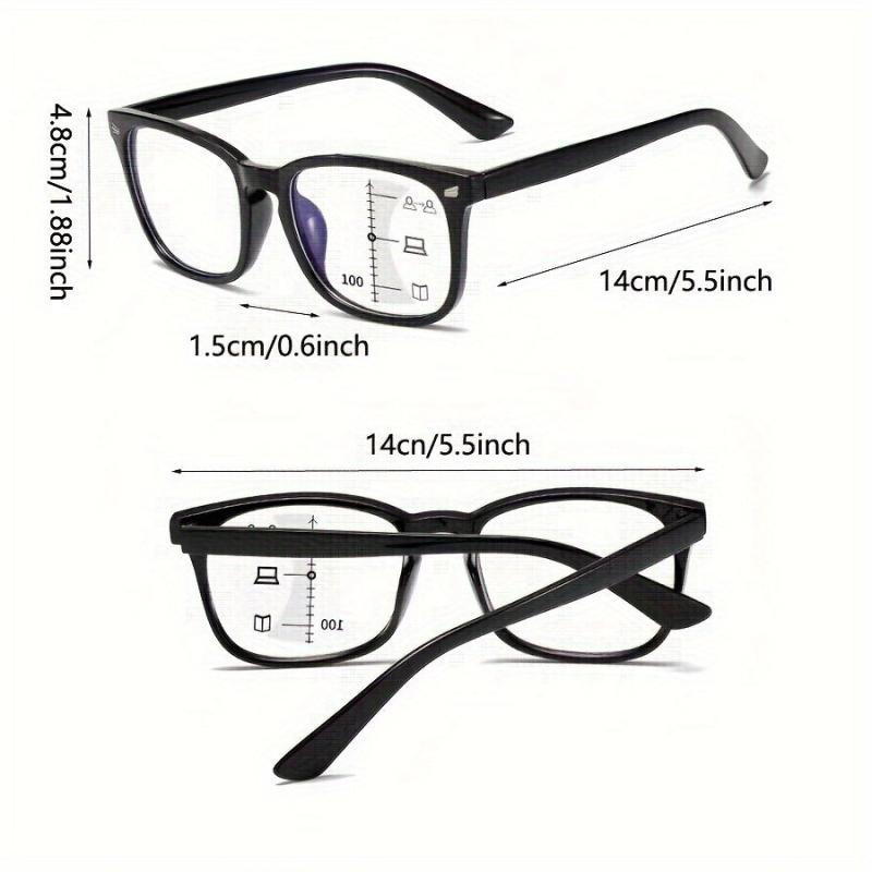 Progressive Focus Anti Light Reading Glasses for Men and Women