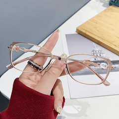Metal Full Rim Presbyopia Eyeglasses +1.0 to +4.0 Reading Glasses