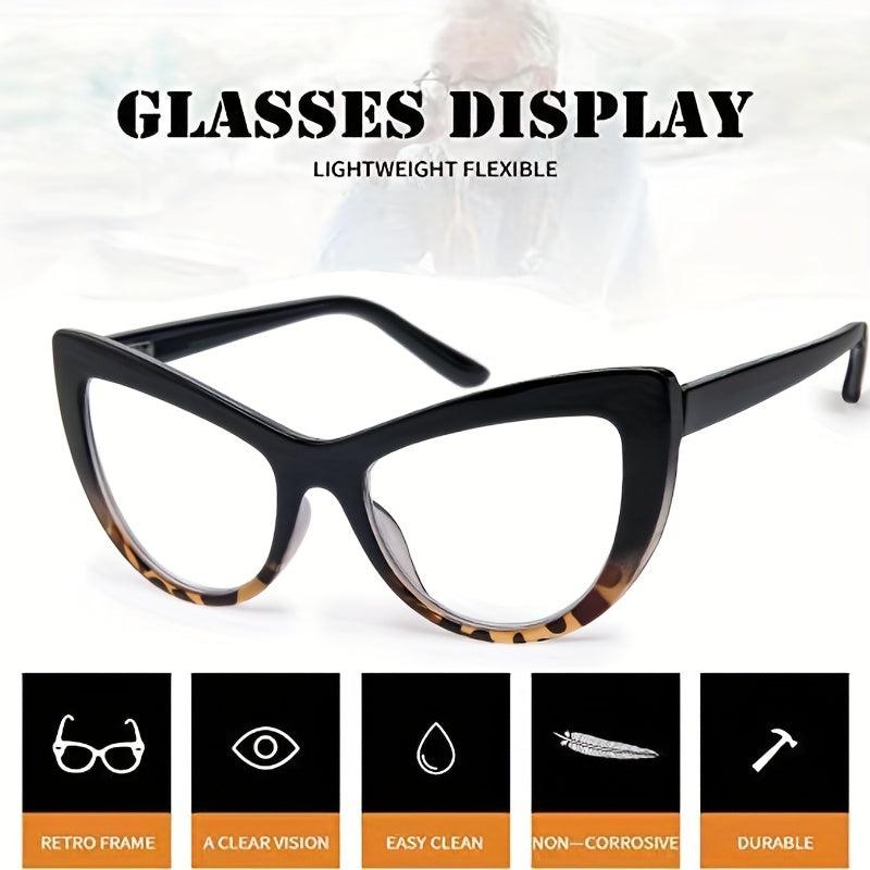 Cat Eye Reading Glasses Light Blocking Readers For Women