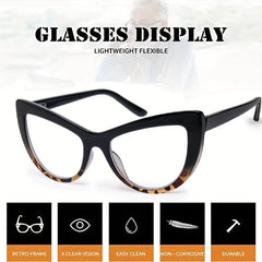 Cat Eye Reading Glasses Light Blocking Readers For Women