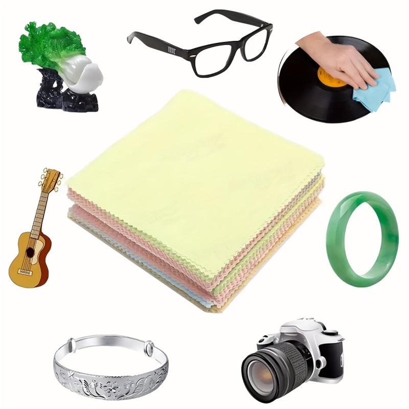 20pcs Microfiber Glasses Wiping Cloth for Mobile Phone and Musical Instruments