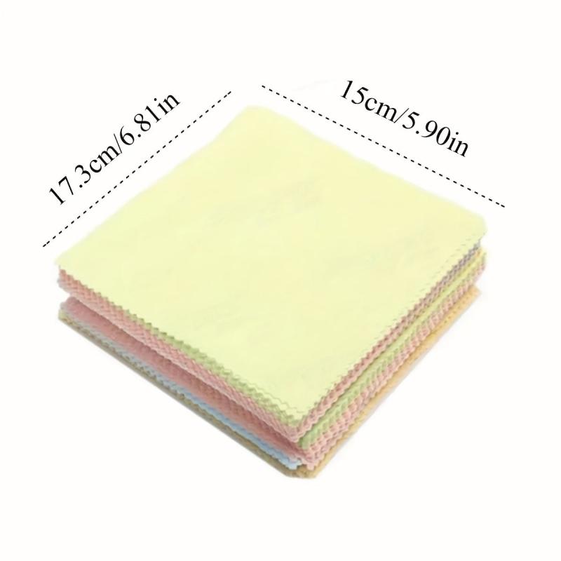 20pcs Microfiber Glasses Wiping Cloth for Mobile Phone and Musical Instruments