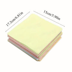 20pcs Microfiber Glasses Wiping Cloth for Mobile Phone and Musical Instruments