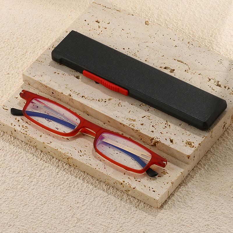Metal Frame Portable Presbyopia Reading Glasses