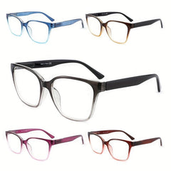 Gradient Readers With Comfort Spring Hinge For Men Women