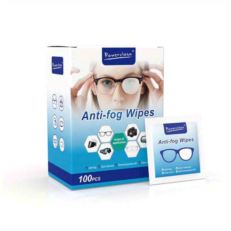 100pcs Eyeglass Cleaner Lens Wipes Individually Wrapped Non Scratching Anti fog