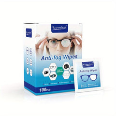 100pcs Eyeglass Cleaner Lens Wipes Individually Wrapped Non Scratching Anti fog