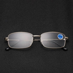 SB951 Metal Frame Light Blocking Presbyopia Corrective Reading Glasses