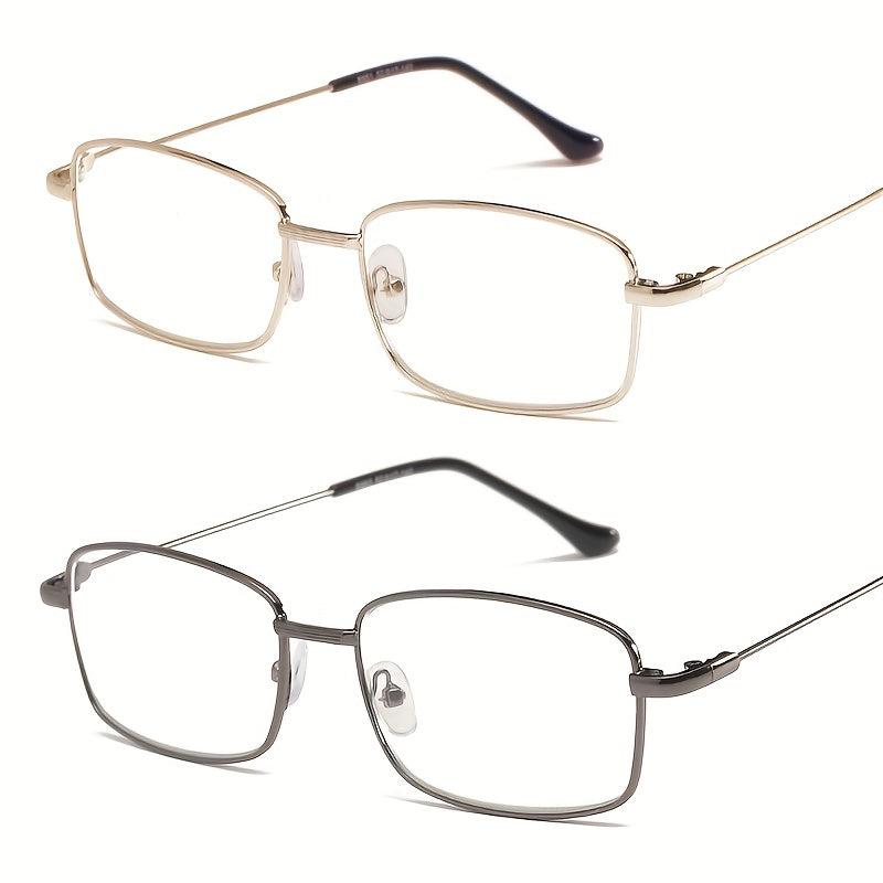 SB951 Metal Frame Light Blocking Presbyopia Corrective Reading Glasses