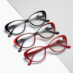 Vintage Women Reading Glasses Anti Light Presbyopia Eyeglasses