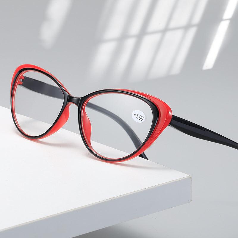 Vintage Women Reading Glasses Anti Light Presbyopia Eyeglasses