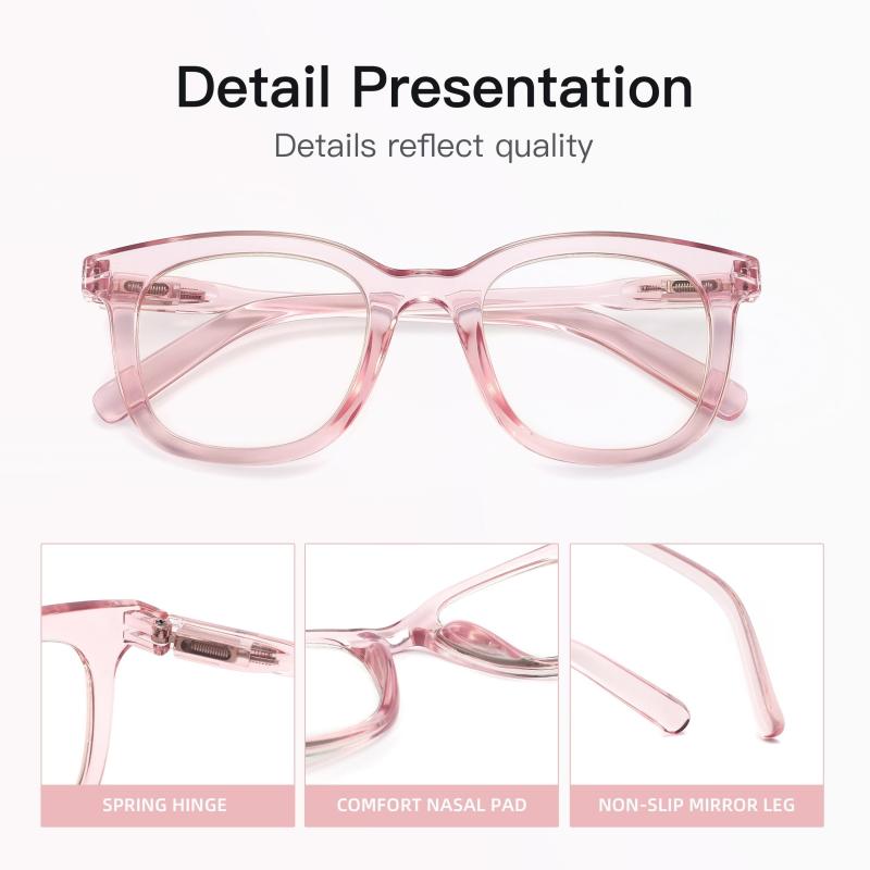 Square Computer Readers Reduce Glare & Filter UV Rays