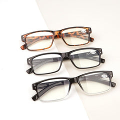 5 Pack Reading Glasses Classic Anti-Blue Light Readers Spring Hinge Eyewear