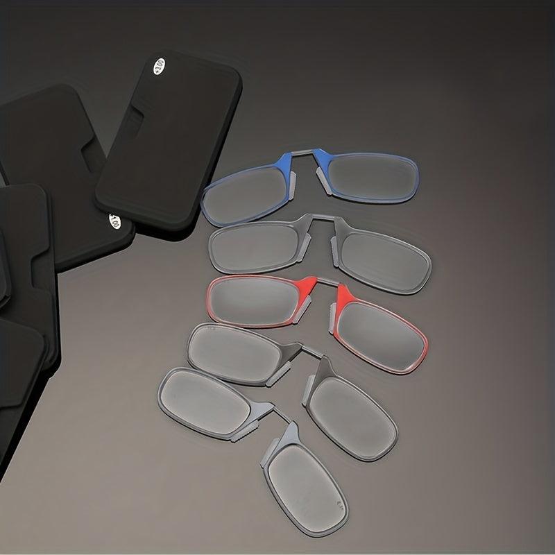 Legless Clip Nose Reading Glasses Ultra Thin Compact Readers Eyewear