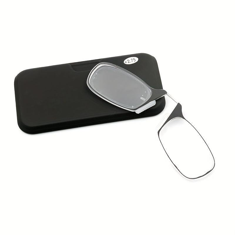 Legless Clip Nose Reading Glasses Ultra Thin Compact Readers Eyewear