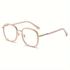 Metal Squared Frame Presbyopia Corrective Eyeglasses 1.0-4.0 Reading Glasses