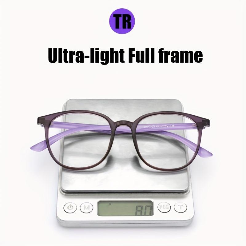 Spring Hinge Anti Light Reading Glasses HD Visual Computer Magnification
