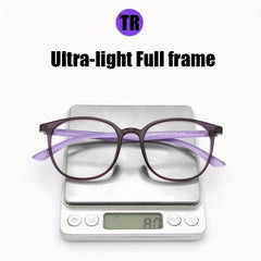 Spring Hinge Anti Light Reading Glasses HD Visual Computer Magnification