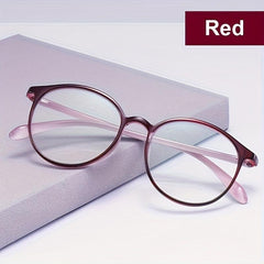 Spring Hinge Anti Light Reading Glasses HD Visual Computer Magnification