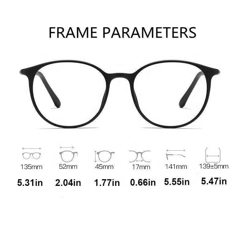 Spring Hinge Anti Light Reading Glasses HD Visual Computer Magnification